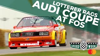 Audi Coupe's awesome five-cylinder sound at Goodwood
