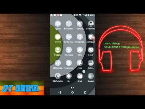 Vídeo: Como Tornar Os ícones Transparentes