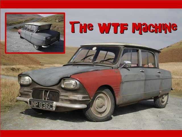 Citroen Ami 6 - The WTF Machine! The 2CV's crazy cousin. - YouTube