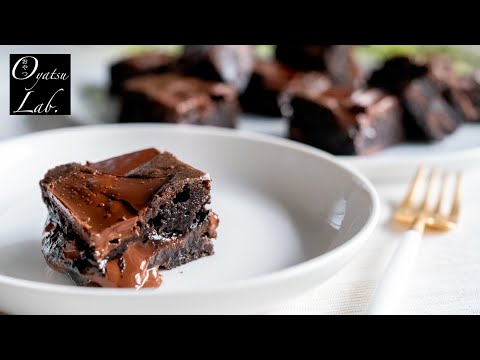 海外で話題！100時間チョコブラウニーの作り方 / 100-Hour Fudgy Brownies Recipe  | Oyatsu Lab.