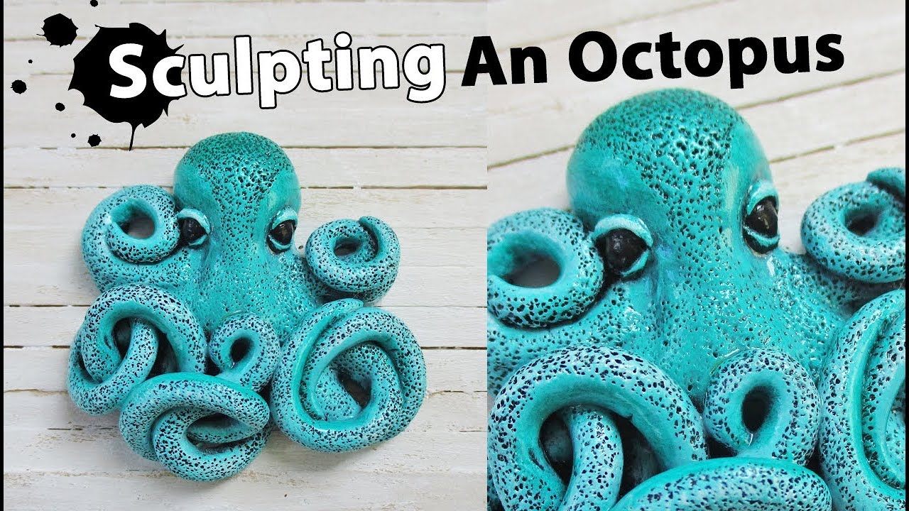 Polymer Clay Octopus || Maive Ferrando