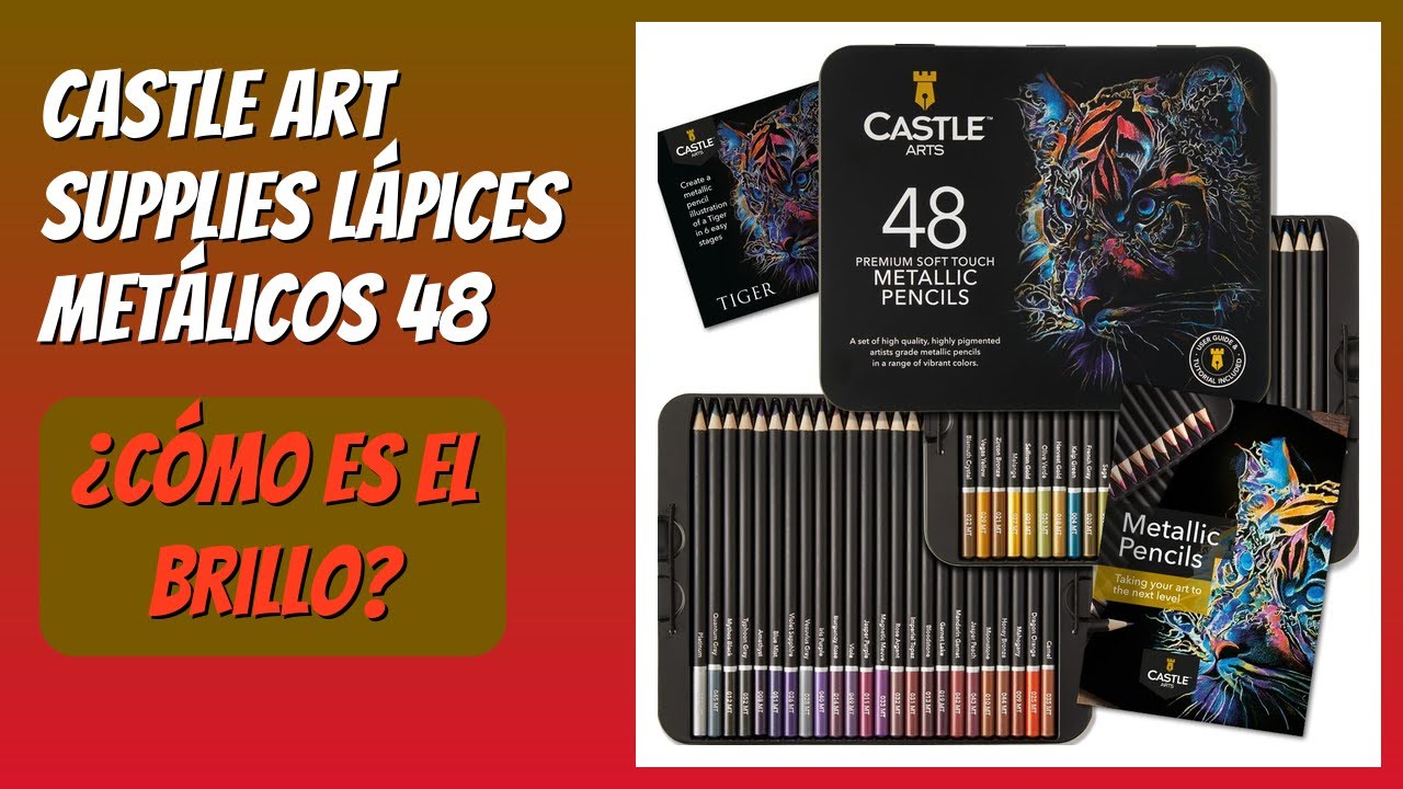 RESEÑA (2026) : Castle Art Supplies Lápices Metálicos 48. DETALLES