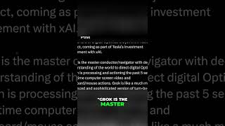 Elon Musk's AI Masterplan: Tesla, SpaceX & Grok #shorts