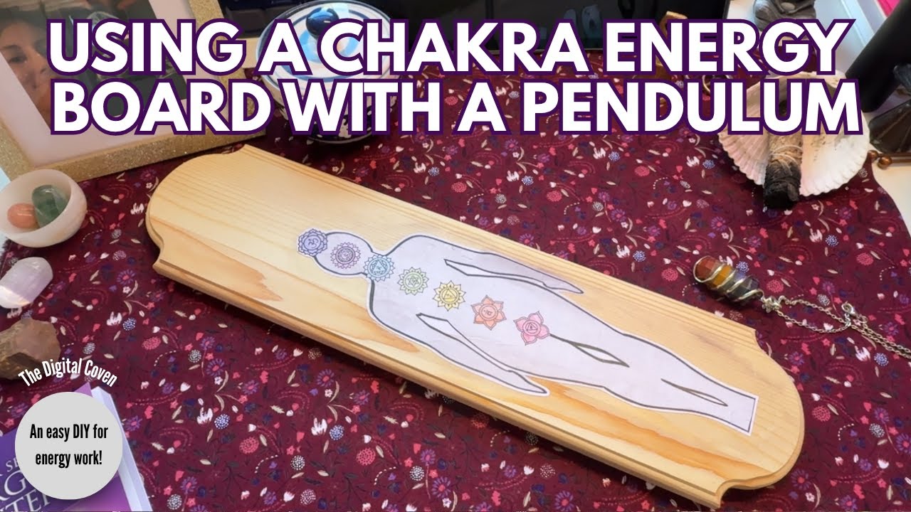 Using A Chakra Board with a Pendulum | Easy DIY | The Digital Coven