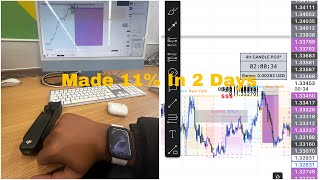 Made 11% In 2 Days Trading Forex as a Student 📚💸 (Day 6 | £10K Month Series)