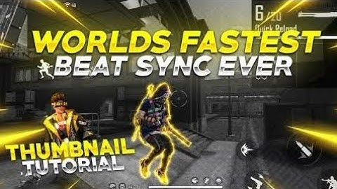 Advance Level Beat Sync Montage Thumbnail Tutorial•Free Fire Montage Thumbnail Tutorial - Free Fire