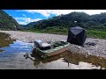 田舎の山奥で疲れを癒して無人島に渡って釣りキャンプしたよ！