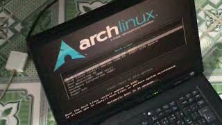 I try install archlinux on my first thinkpad, but fail