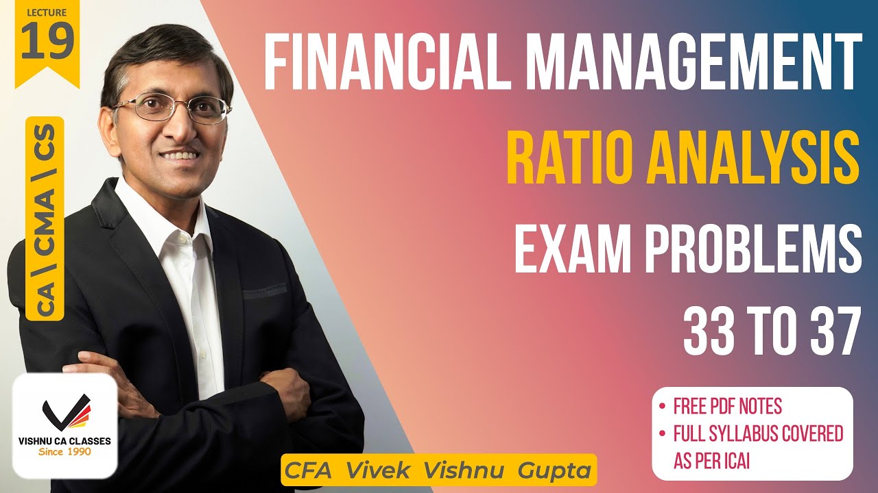 Ratio Analysis | Exam Problems (10) | CA Inter FM - YouTube