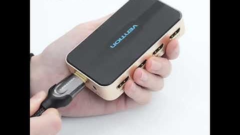 Enjoy 4K UHD Video and Hi-Fi Audio Experience with Vention 5x1 HDMI Switch