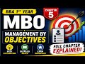 Management By Objectives Explained | BBA POM Chapter 5 | Easy Notes & Full Explanation