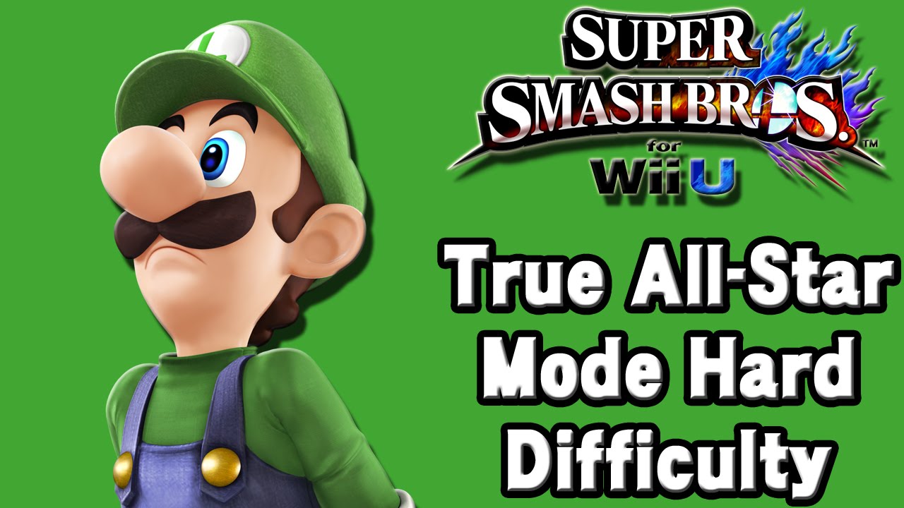 Super Smash Bros. For Wii U (True All-Star Mode Hard Difficulty | Luigi) 60fps