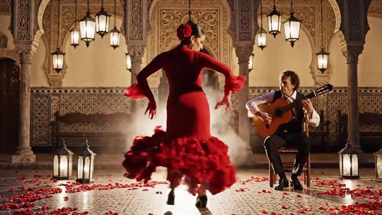 A BEAUTIFUL FLAMENCO GUITAR! Guitar & Oud Fusion That Warms the Heart | Flamenco Music Dance 🌙
