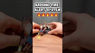 Система обнаружения огня!🔥 #arduino #arduinoproject #shortvideo #diy