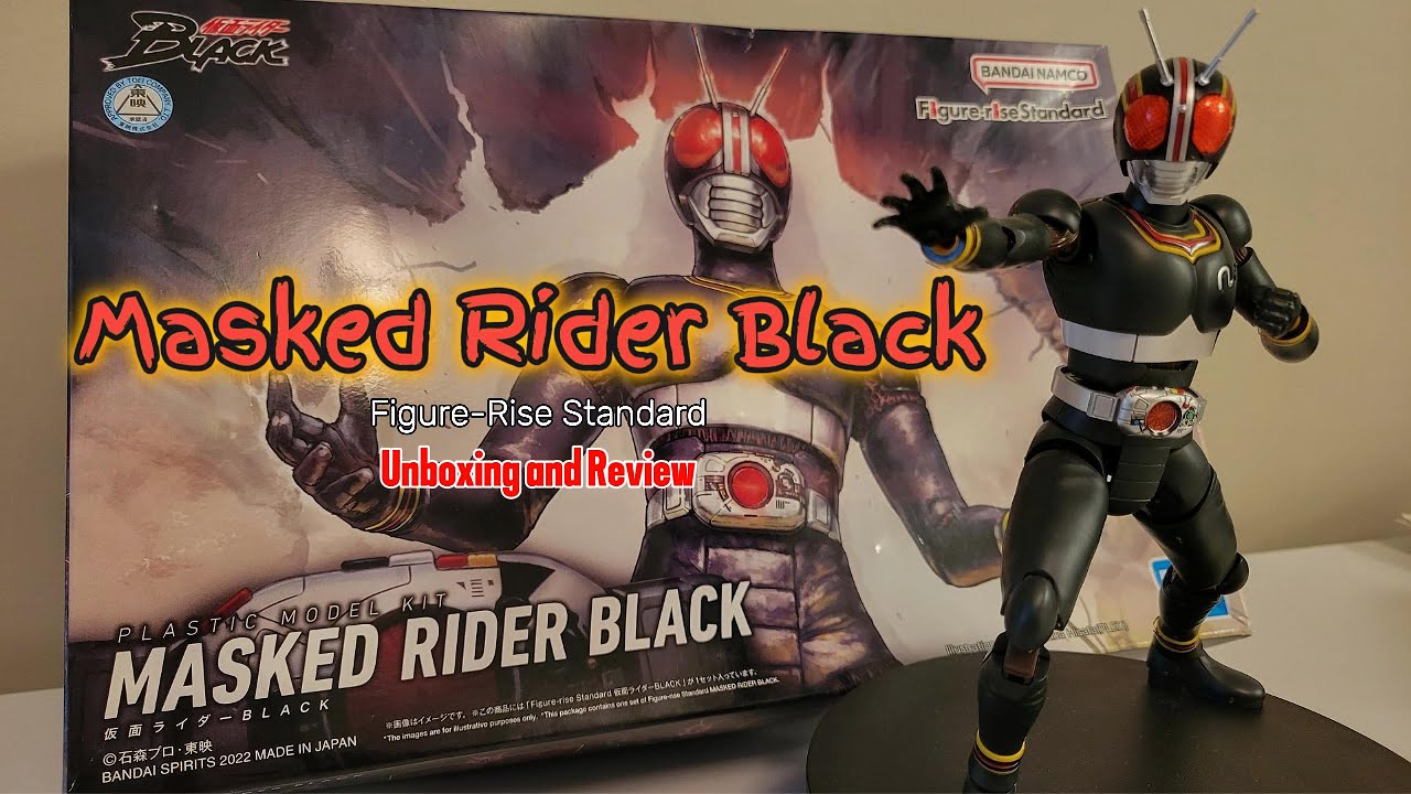 Masked Rider Black - Figure-Rise Standard (Unboxing and Review