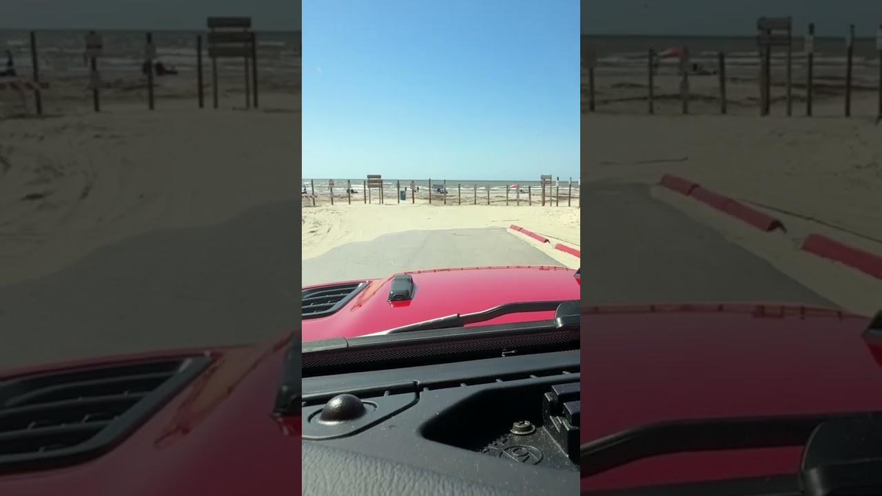 What the….? They closed off my favorite beach Access Point #7 to vehicles in Galveston Texas :(