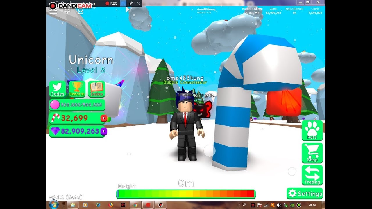 Roblox Bubble Gum Simulator #4 คริสมาสต์อะไรใหม่เยอะ แต่เราไม่ได้ - YouTube