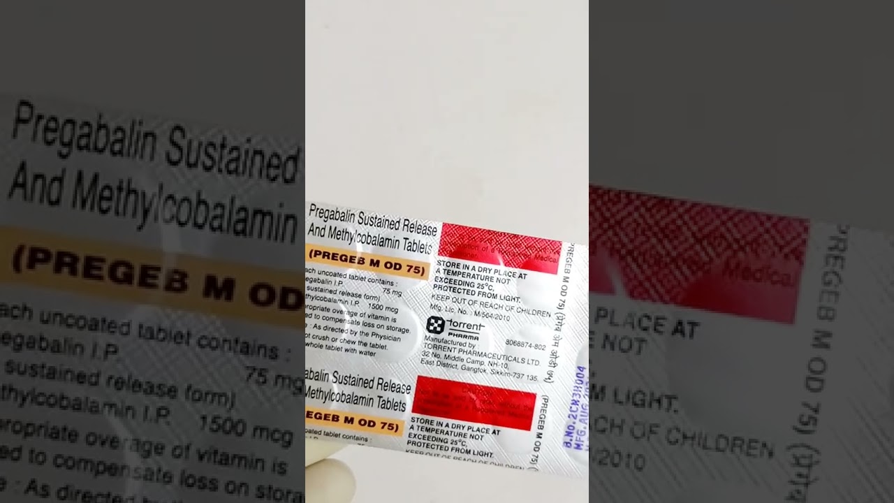 PREGAB M OD 75 TABLET