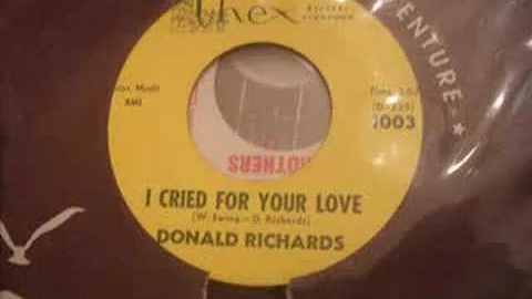 Donald Richards and The Volumes - I Cried For Your...