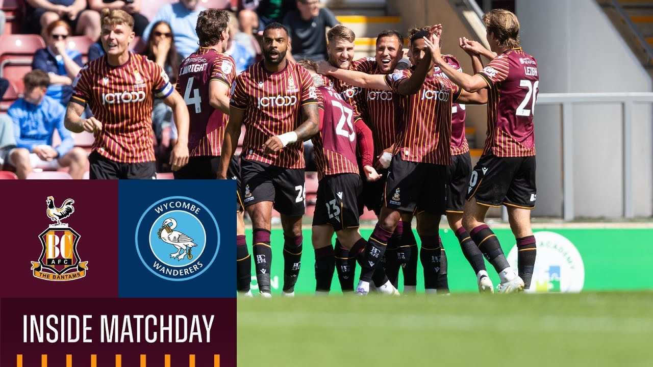 INSIDE MATCHDAY: Bradford City v Wycombe Wanderers