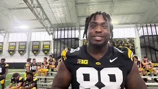 Emmanuel Olagbaju on transferring to Iowa finding his role