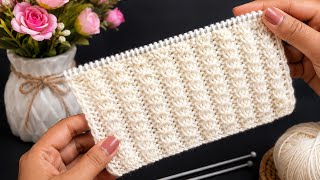 Easy and Beautiful knitting Pattern//for vest top jacket cardigan 