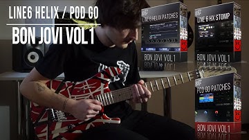 Line 6 Helix Series / POD Go Patches | Bon Jovi vol1 | Demo Medley (Richie Sambora Tone)
