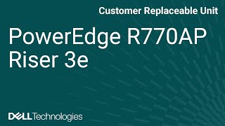How to replace expansion riser 3 in a PowerEdge R770AP