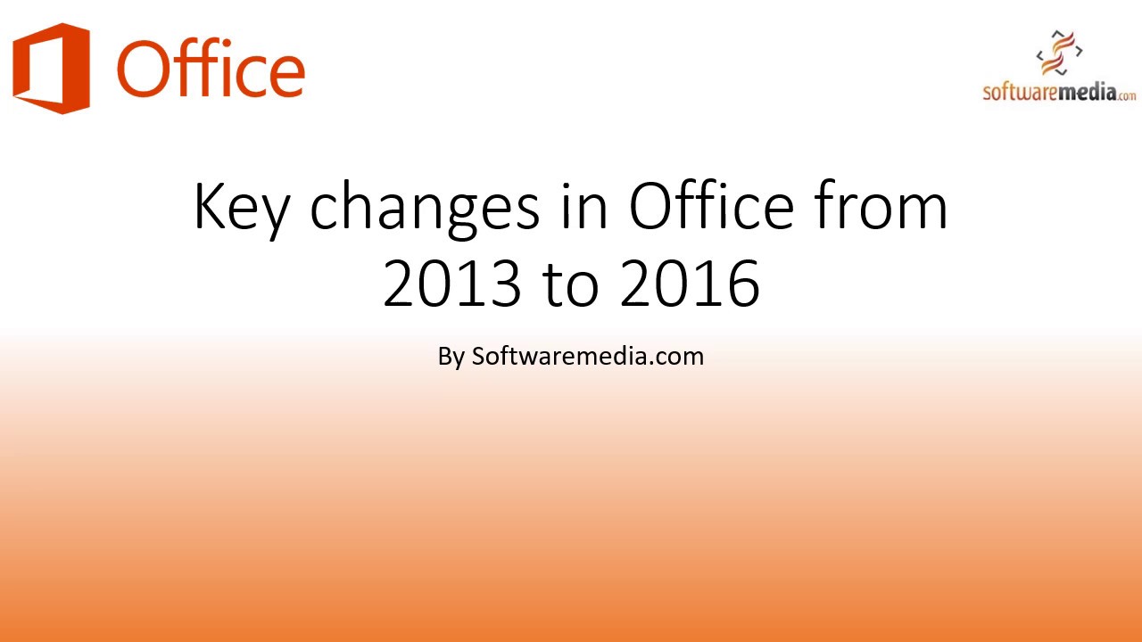 Microsoft Office 2013 Vs 2016 Comparison Chart