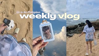 weekly vlog 🥥 first week in ph, beach trip with family, exploring baguio, shopping & more