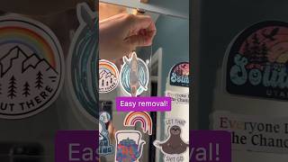 How to NOT Permanently Attach a Sticker! 🪞 ￼ @MotherDaughterProjectsDIY