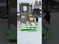 Cómo luce un parque de diversión de niños en la nieve ???