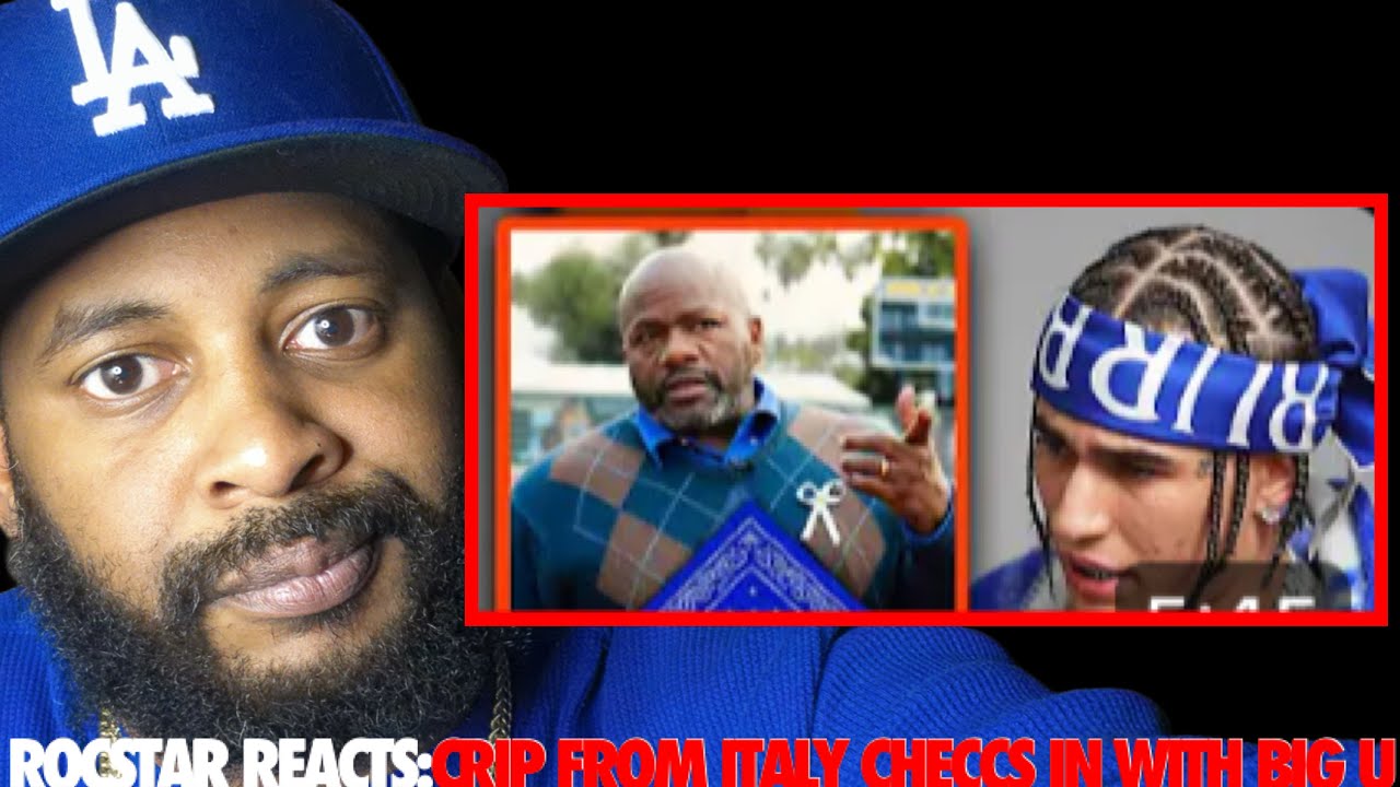 ROCSTAR REACTS: CRIP RAPPER FROM ITALY CHECCS IN WITH BIG U WHEN HE ...