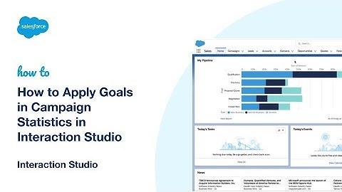How to Apply Goals in Campaign Statistics in Marketing Cloud Personalization