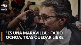 Primeras palabras de Fabio Ochoa tras quedar en libertad: dice no arrepentirse de lo que hizo Content