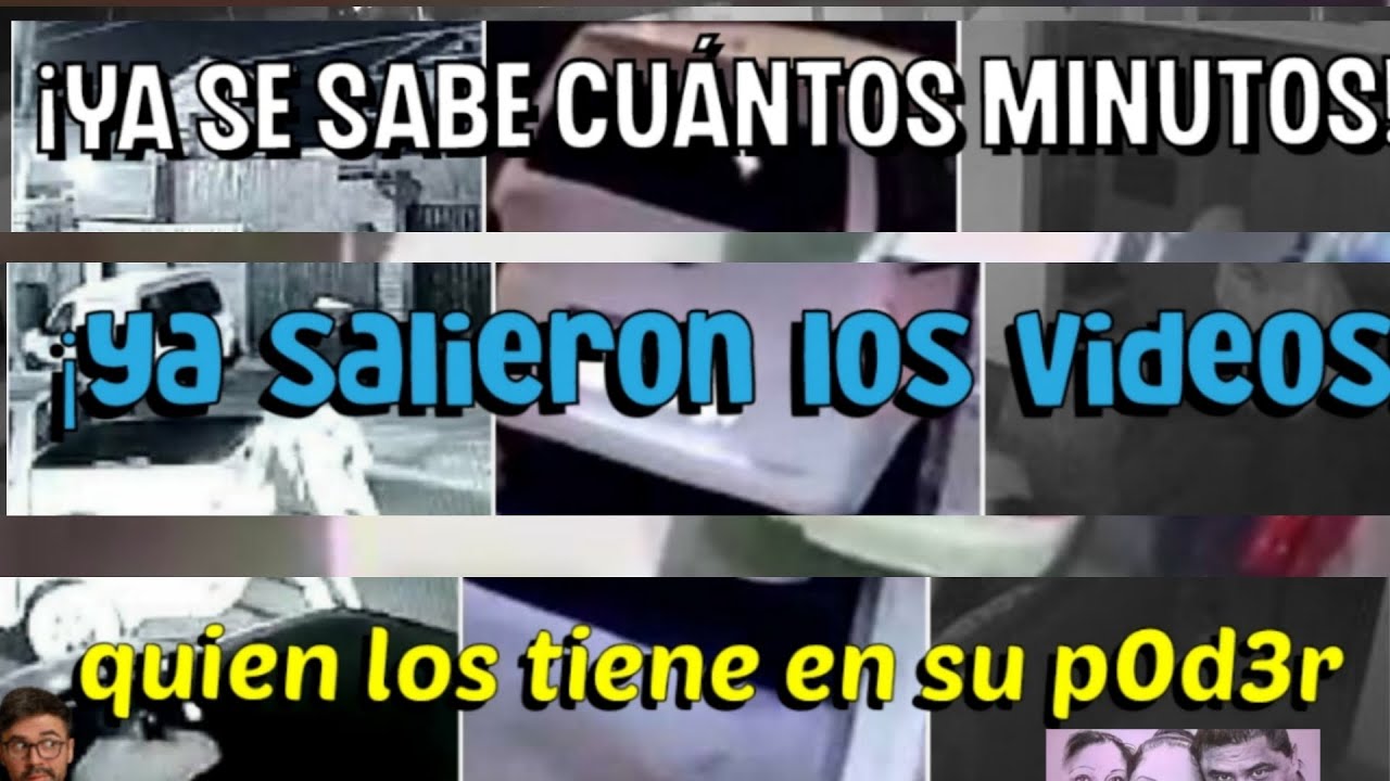 ¡YA SALIERON LOS VÍDEOS!  Y NO LOS TIENE LA F1SCAL1@  EN SUS MAN0$