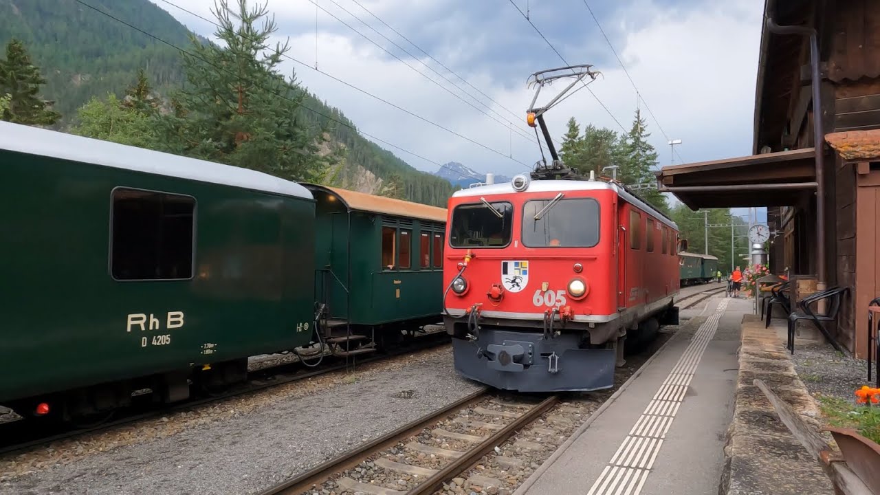 Züge im Bündnerland, Unterwegs mit der RhB am 21. Juni 2025