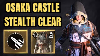 Osaka Castle Stealth Clear Assassin's Creed Shadows (Peasant Clothes Legendary Armor)