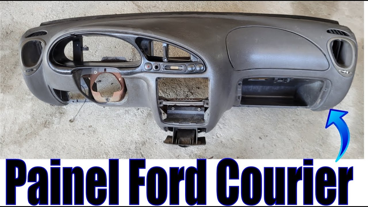 Retirar Desmontar o Painel Completo Ford Courier Fiesta E Chicote elétrico Ford Courier Zetec Rocam