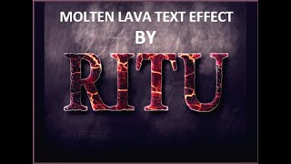 Famous Molten Lava Text Effect Wealth