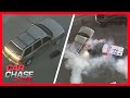 Full car chase wheels fall off stolen suv chase ends in smokey standoff  car chase channel