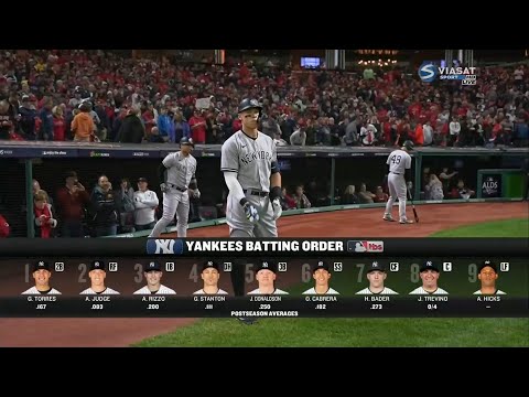 видео: Бейсбол. Плей-офф MLB - 2022 /ALDS / 16.10.2022 / New York Yankees @ Cleveland Guardians [Game 4]