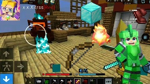 Bedwars Minecraft Texture Pack Gameplay #2 ( Blockman GO 1.13.5 )