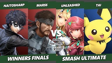 Push the Limit 13 Winners Finals - naitosharp & Marss Vs Tai & Unleashed  - SSBU Ultimate Tournament