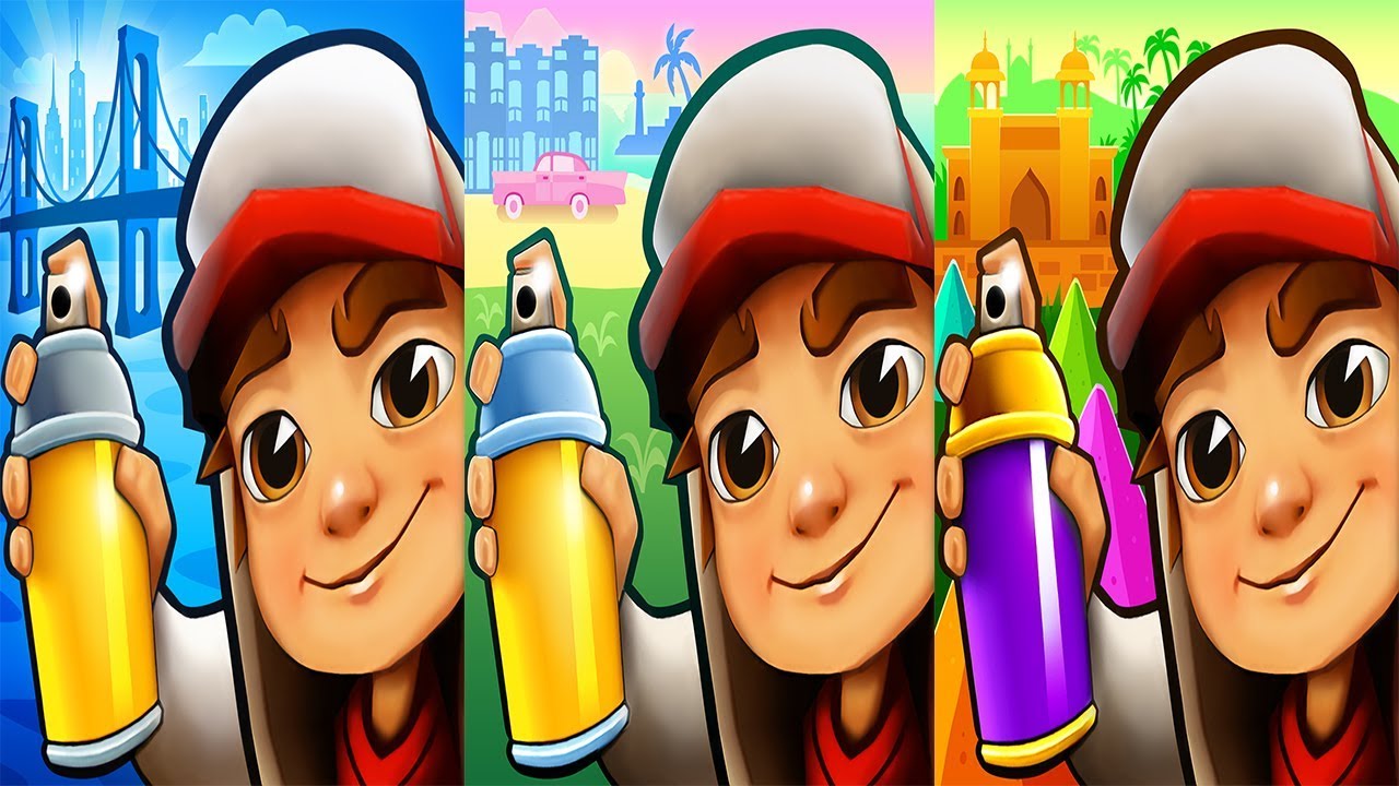 Subway Surfers LAS VEGAS vs HAVANA vs MEXICO - Android Gameplay For  Children HD 