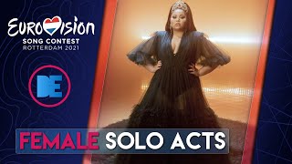 Eurovision 2021: Female Solo Acts