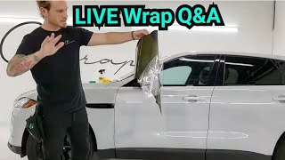 Vinyl Wrap Training Part 1 Q\&A (Live!)