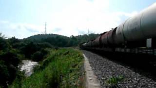Thai train at Yom River, Northern line