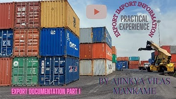 Export Documentation | Part 1