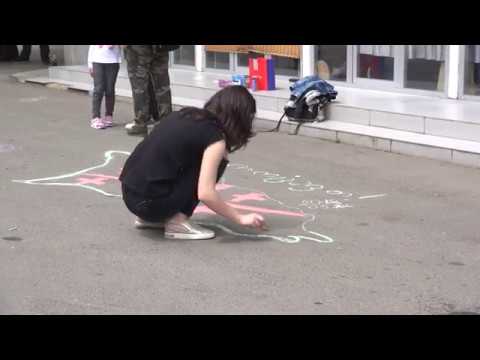 ასფალტზე ხატვა, გამოფენა, სპორტული აქტივობები - 26 მაისი ბორჯომში